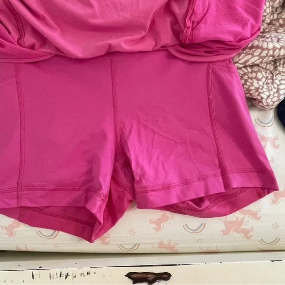 Lululemon Sonic Pink Hotty Hot Skirt - Picture 3 of 4